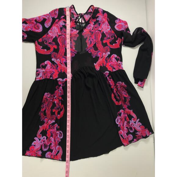 Intimately Free People Symphony Scroll Print Bell Sleeve Slip Dress - Picture 10 of 10